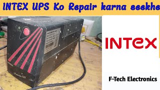 How to Repair INTEX UPS Protector 725 ko repair karna seekhe [upl. by Nebuer]