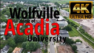 Wolfville and Acadia University in 4kHD [upl. by Eceerahs524]