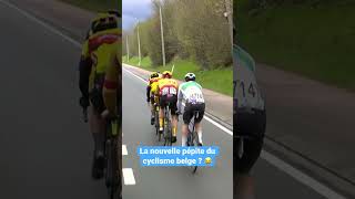 On commence de plus en plus jeune dans le peloton de La Flèche Brabançonne 🙏 cyclisme rtbfsport [upl. by Enellek]