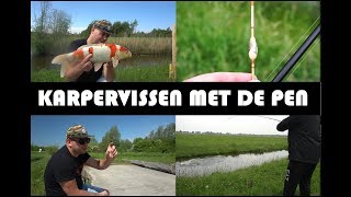 Karpervissen met de pen  dobber  karpervissen carpfishing [upl. by Gail970]