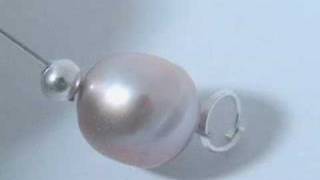 HOW TO MAKE A FRESH WATER PEARLS BRACELET IN ABOUT 10 MINUTE [upl. by Enahsal262]