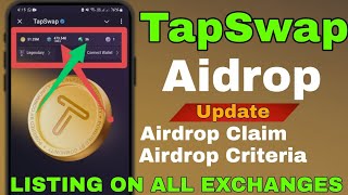 Tap swap Airdrop Withdrawal 500  Tap Swap Airdrop Update  Tapswap Full Tutorial [upl. by Brien344]