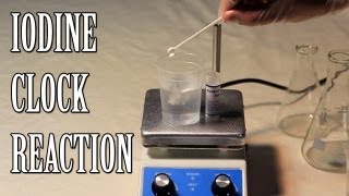 Amazing Iodine Clock  Chemical Reaction [upl. by Annaiv]