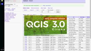 Import Spatial Excel Data to PostgreSQL PostGIS and display on QGIS method 1 [upl. by Heath389]