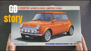 언박싱 HASEGAWA 124 MINI COOPER SPORTSPACK1998 [upl. by Driskill441]