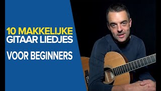 10 Makkelijke TOKKEL Liedjes op de Gitaar  Simpele Tokkels voor Gitaar  BEGINNERS Gitaar les [upl. by Hterag]