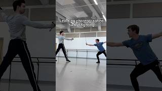 Have you ever wandered what it’s like to learn a choreographed sword fight ⚔️ [upl. by Anhoj]