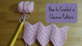 Chevron Crochet Tutorial  Easy Ripple Crochet Stitch  How to Crochet a Chevron Pattern [upl. by Tteragram]