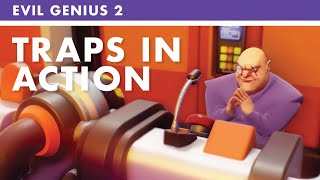 Evil Genius 2  Fun with Traps Part 1 [upl. by Mayram]