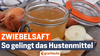 Zwiebelsaft gegen Husten So gehts [upl. by Vitkun]