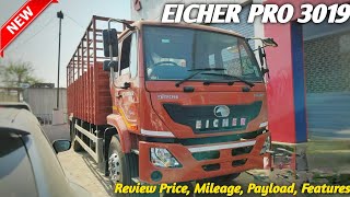 New EICHER PRO 3019  6 Wheeler Truck Review Price Mileage Payload Features Details [upl. by Ilek173]