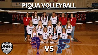 2024 Piqua Indians Volleyball  Vs Fairborn [upl. by Augy]