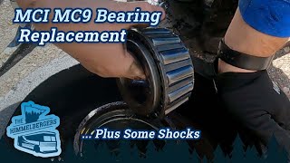 MCI MC9 Bus Conversion Front Wheel Seal Bearings and Shock Replacement [upl. by Dirgni]