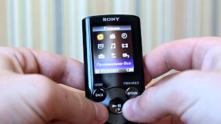 Обзор Sony Walkman NWZE384 [upl. by Aierb295]