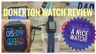 Donerton Smart Watch Review amp How To Setup [upl. by Iorio]