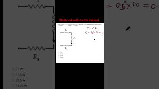 Energy dissipation on Resistorresistor equivalent resistance [upl. by Einttirb]