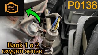 P0138 02 sensor circuit high voltage bank 1sensor 2 causes location solutions [upl. by Danika]