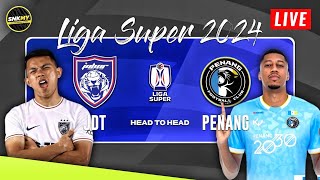 🔴 Info LIVE JDT vs PENANG FC  Jadual Liga Super Malaysia 2024 Malam Ini LS10 [upl. by Trace]