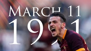 FLORENZI GOALS AND HIGHLIGHTS  AUGURI  AS ROMA [upl. by Solberg980]