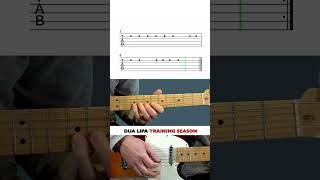 Dua Lipa  Training Season  GUITAR TAB [upl. by Hannavas]