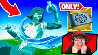 The Waterbending ONLY Challenge in Fortnite [upl. by Recnal]