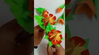 how to make paper flowers  origami flowers  diy dreams shorts short youtubeshorts [upl. by Latrena]