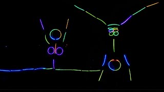 GLOW STICK GYMNASTICS CHALLENGE [upl. by Alana]