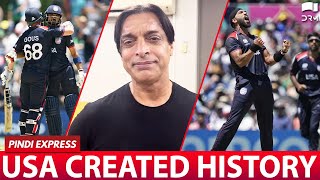 USA Created History  Embarrassing Loss For Pakistan  T20WorldCup  USAvPAK  Shoaib Akhtar [upl. by Polik64]