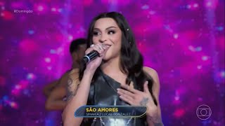 Pabllo Vittar  São Amores Ao vivo Domingão com Huck 19052024 [upl. by Disharoon]