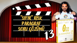 Paragraf Soru Çözümü 13  Sıfır Risk Paragraf  TYT  KPSS  ALES DGS [upl. by Yanahc]