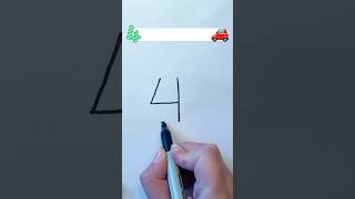 How to draw a Car easy  Step by step Drawing for kids 🚗 [upl. by Adiaj]