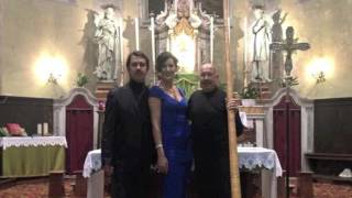 Venice Alphorn Trio  O Salutaris Hostia  Rossini [upl. by Laamak365]