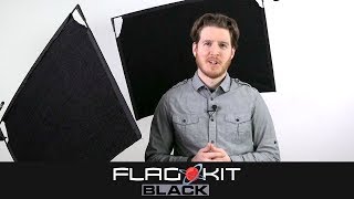 Digital Juice Flag Kit Black Affordable Flag Lighting Kit to Control Lighting in PhotoVideo Shoots [upl. by Nikkie]