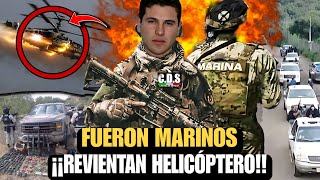 🚨 EJÉRCITO MEXICANO Derriba HELICÓPTERO De LOS CHAPITOS En Culiacán Sinaloa mexico noticias [upl. by Aloke]