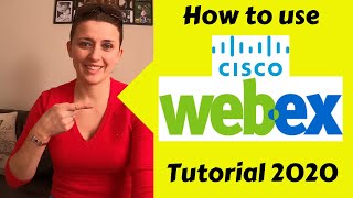 How to use Cisco Webex Cisco Webex Video Conferencing 2020 [upl. by Jannelle]