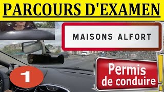 Examen Parcours Permis MaisonAlfort 1 [upl. by Allenaj756]