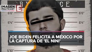 Busca EU extradición del ‘Nini’ jefe de escoltas de los Chapitos [upl. by Anuayek912]