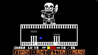 Undershuffle Genocide Sans Fight Complete [upl. by Knowles615]