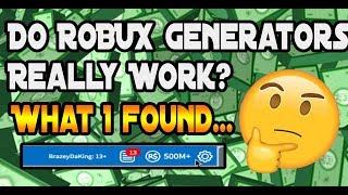 DO ROBUX GENERATORS ACTUALLY WORK  THE REAL TRUTH [upl. by Kitty209]