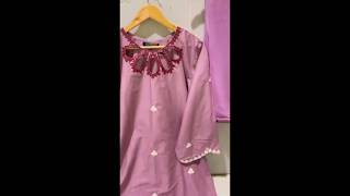 Cotton Cutwork Embroidery Suit dress shortvideo fashion [upl. by Miki]