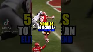 The BEST tight end drills🏈⭐️ football tightend [upl. by Nahtanohj]