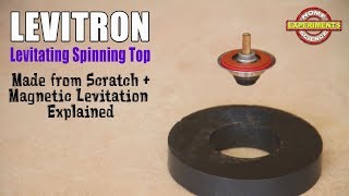 LEVITRON Levitating Spinning Top  How to make a Levitron from scratch  Magnetic levitation [upl. by Weld303]