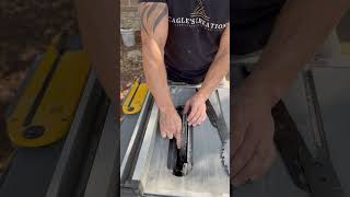 How to use a dado set woodworking diy howto fyp woodwork smallbusiness viralshorts [upl. by Innoj]