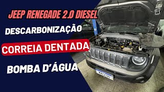 ATENÇÃO DESCARBONIZAÇÃO KIT CORREIA DENTADA BOMBA DÁGUA RENEGADE DIESEL [upl. by Hgielhsa117]