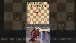 11 Year Old Chess Prodigy Magnus Carlsen Makes His Most Famous Move [upl. by Nev]