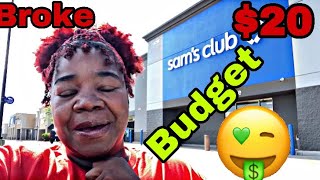 SAM’S CLUB  ALDI RUN 20 BUDGET IN EACH STORE  TIKTOSHH  DISABLED [upl. by Nosydam]