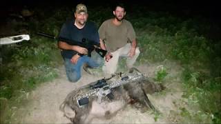 Thermal Hog Eradication 22 down near Centerville Tx [upl. by Rabah]