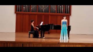 Venetianisches Gondelied  Felix Mendelssohn 메조소프라노김예린 [upl. by Anitselec]