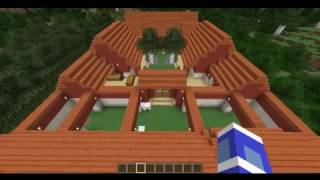 Minecraft Chinese Courtyard House [upl. by Notseh]