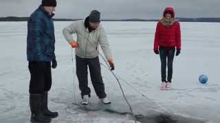 Winterfishing in Kainiemi  Talvikalastusta Kainiemessä [upl. by Lirpa]